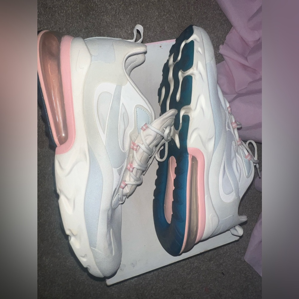 NIKE Air Max 270 React Women’s SIZE 12 ‘American Modern Art’ AO4971-100